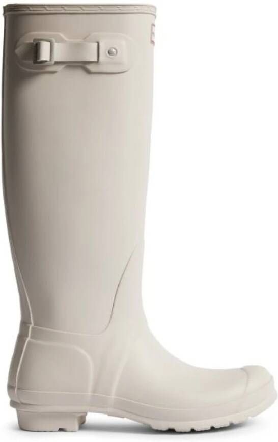 Hunter Boots Women's Original Tall Rubberlaarzen grijs beige