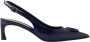 Iceberg Blauwe patentleren puntige slingbacks met monogram Blue Dames - Thumbnail 1