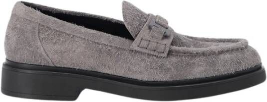 Iceberg Chunky Sole Suede Loafers Gray Heren