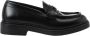 Iceberg Elegante zwarte leren loafers met -logo monogram Black Dames - Thumbnail 1