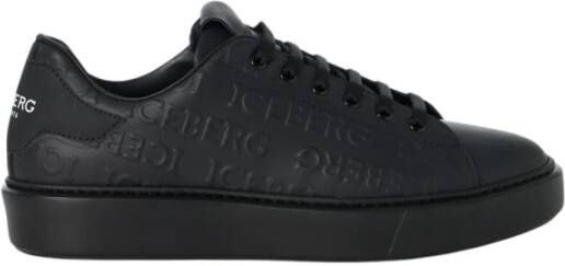 Iceberg Ultra lichte zwarte sneakers Black Heren