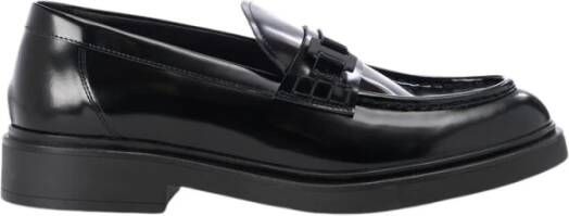 Iceberg Verfijnde leren loafers met chunky zool Black Heren