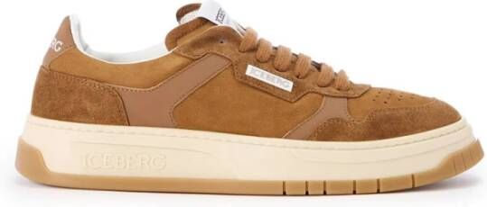 Iceberg Vintage Skater Style Sneakers Brown Heren