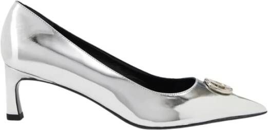 Iceberg Zilveren pumps met kittenhak Gray Dames