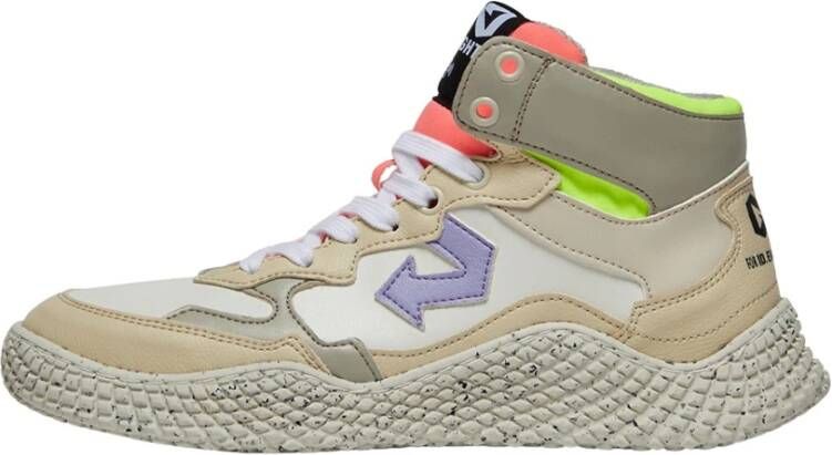 Id.eight beige sneakers met jaren 90 stijl Multicolor Unisex