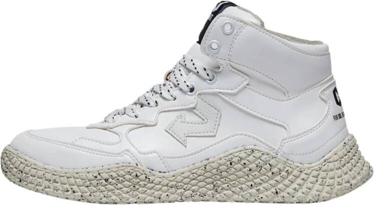 Id.eight Witte Hana Mid Sneaker White Unisex