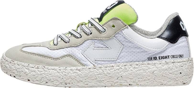 Id.eight Witte Crinkle Sneakers Multicolor Unisex