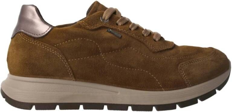 IGI&Co Kameel Gore-Tex Damessneakers Brown Dames