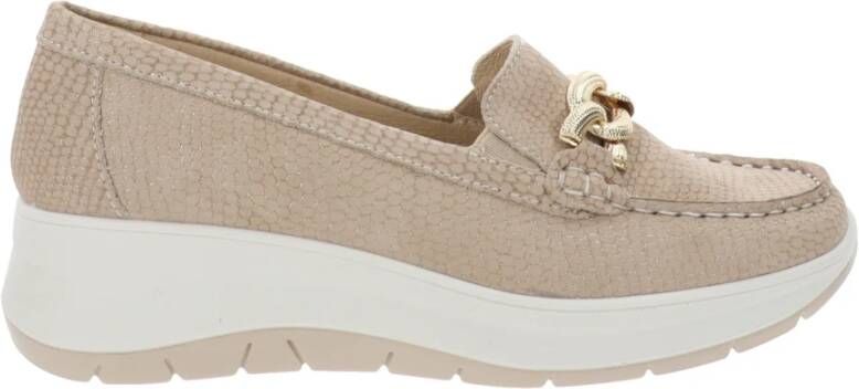 IGI&Co Leren Dames Loafers Elegant Comfortabel Beige Dames