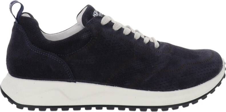 IGI&Co Leren Heren Sneakers Comfort Stijl Blue Heren