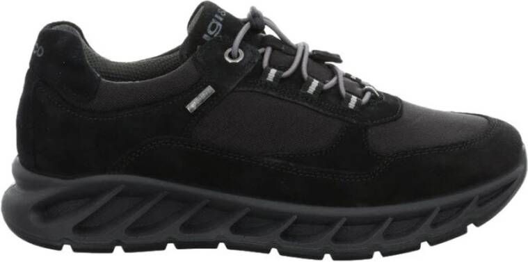 IGI&Co Zwarte Goretex Textiel Sneakers Black Dames