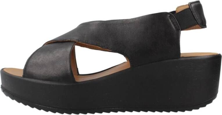 IGI&Co Stijlvolle Candy Wedges voor vrouwen Black Dames