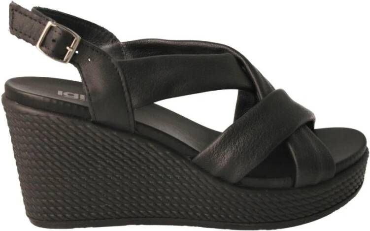 IGI&Co Wedges Black Dames