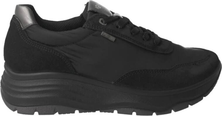 IGI&Co Zwarte Gore-Tex Damessportschoenen Black Dames