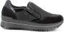 IGI&Co Zwarte Slip-On Rits Sneakers Black Dames - Thumbnail 1