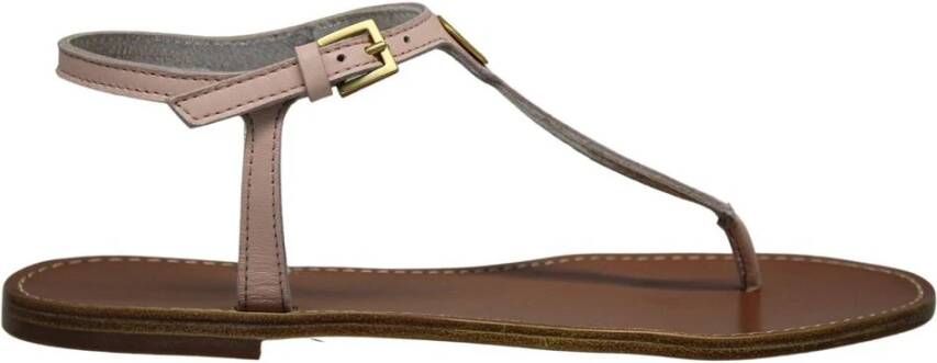 Ines De La Fressange Paris Sandal With Medal Beige Dames