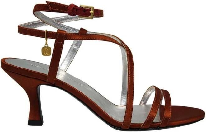 Ines De La Fressange Paris Sandal With Medal Red Dames