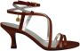 Ines De La Fressange Paris Sandal With Medal Red Dames - Thumbnail 1