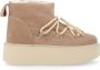 Inuikii Beige Lage Platform Sandalen Beige Dames - Thumbnail 1