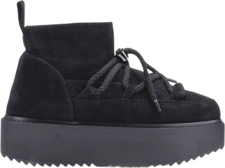 Inuikii Klassieke Lage Platform Sneakers Schoenen Black Dames