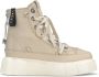 Inuikii Matilda Beige High-Top Sneakers Beige Dames - Thumbnail 1