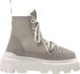 Inuikii Shearling Sneakerlaarzen Licht Beige Gray Dames - Thumbnail 1