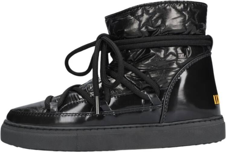 Inuikii Snowboots Bomber Star met sterrenprint Black Dames