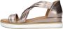 Inuovo Bronzen Leren Sandalen Stijlvol Model Brown Dames - Thumbnail 3