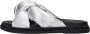 Inuovo Zilver Metallic Slippers Gray Dames - Thumbnail 3