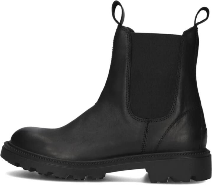 Inuovo Zwarte Chelsea Boots Stijlvol Comfortabel Model Black Dames