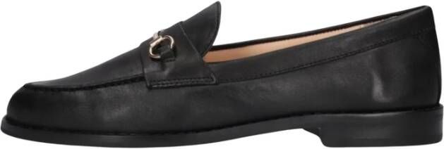 Inuovo Zwarte Leren Loafers B01004 Black Dames