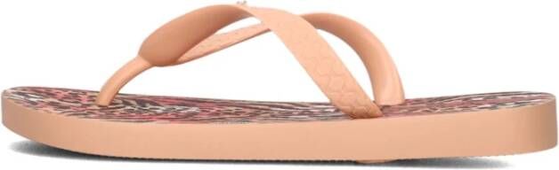 Ipanema Roze Beige Slippers Temas met Teenstuk Pink Dames