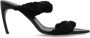 IRO Gehakte pantoffels Twisty Black Dames - Thumbnail 1