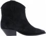 Isabel marant Western Style Suede Enkellaarzen Black Dames - Thumbnail 1