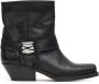 Isabel marant Gaucho Cuban Heel Leren Laarzen Black Dames - Thumbnail 1