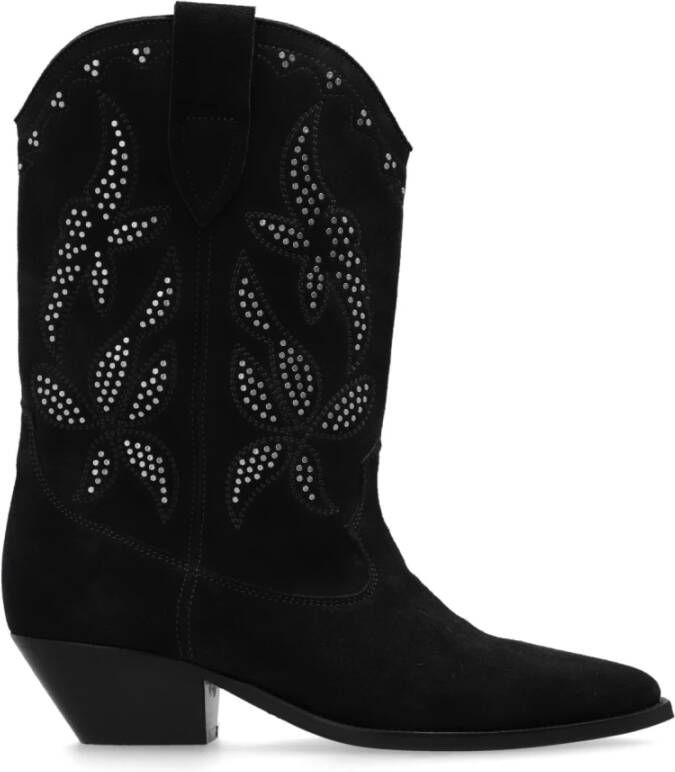 Isabel marant Gehakte enkellaarzen Duerto Black Dames