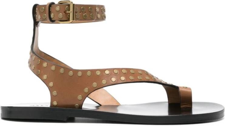 Isabel marant Jiona Sandalen Stijlvolle Zomer Schoenen Brown Dames