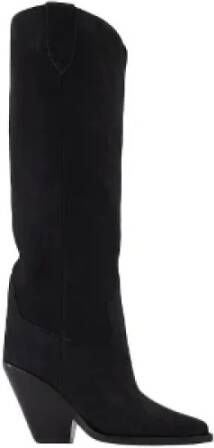 Isabel marant Leather boots Black Dames