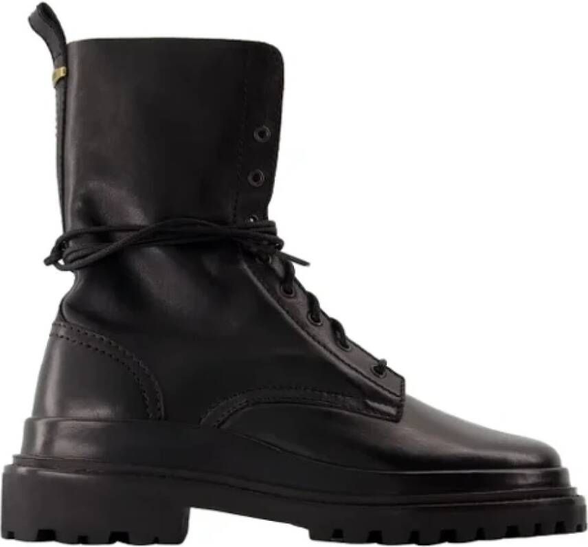 Isabel marant Leather boots Black Dames