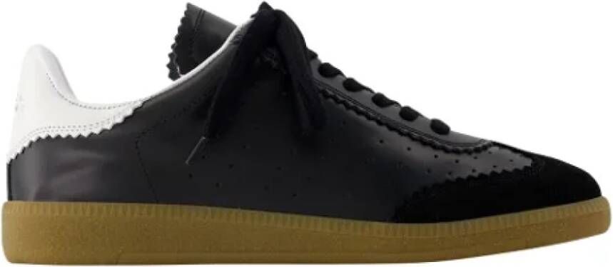 Isabel marant Leather sneakers Black Dames
