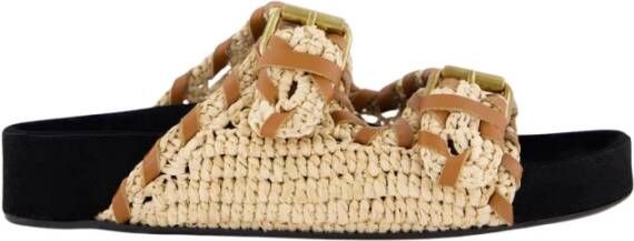 Isabel marant Lennyo Dames Stijlvolle Modieuze Sneakers Beige Dames