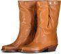 Isabel marant Leren Biker Boots met knoopdetail Brown Dames - Thumbnail 1