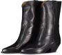 Isabel marant Leren Cowboy Boots met Cubaanse Hak Black Dames - Thumbnail 6