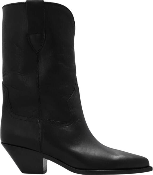 Isabel marant Leren cowboy laarzen Black Dames