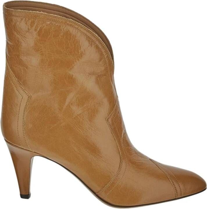 Isabel marant Leren Davel Schoen Beige Dames