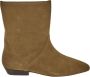 Isabel marant Leren Enkellaarzen Beige Dames - Thumbnail 1