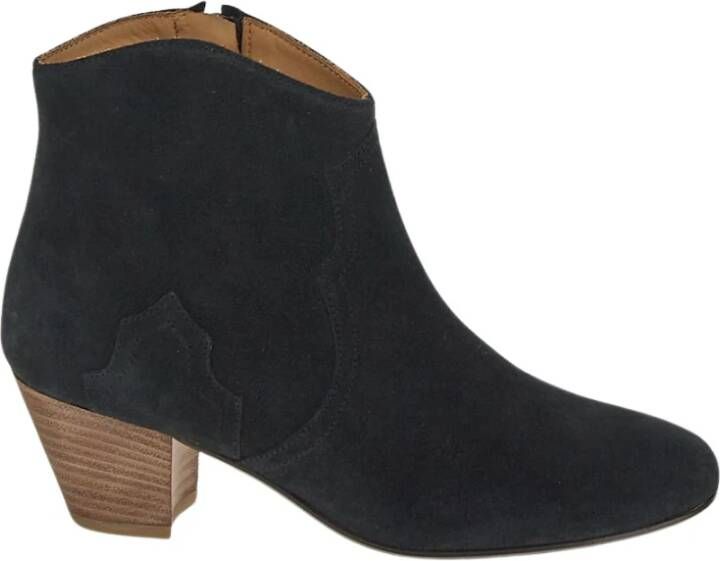 Isabel marant Leren Laars Stijlvol en Trendy Black Dames