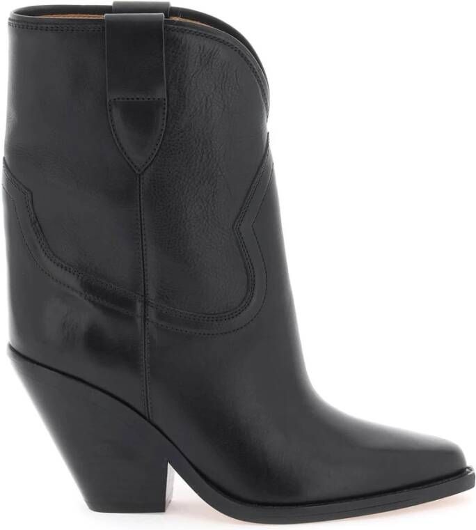 Isabel marant Leyane Texaanse Enkellaarzen Black Dames