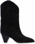 Isabel marant Boots & laarzen Luliette Boots Suede Leather in zwart - Thumbnail 1