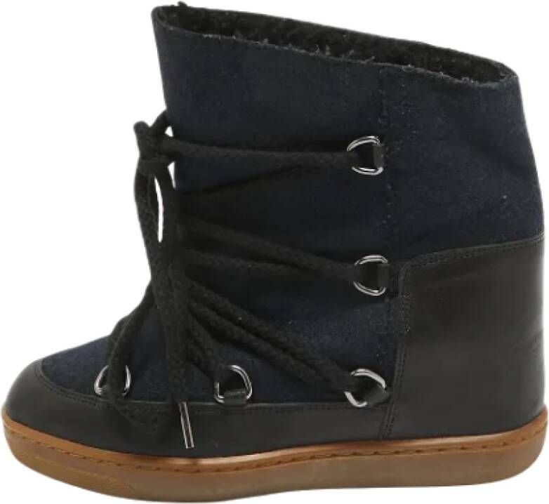 Isabel Marant Pre-owned Canvas boots Blue Dames